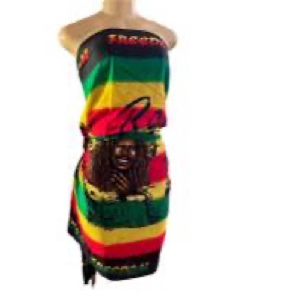 Rasta Sarong one Size